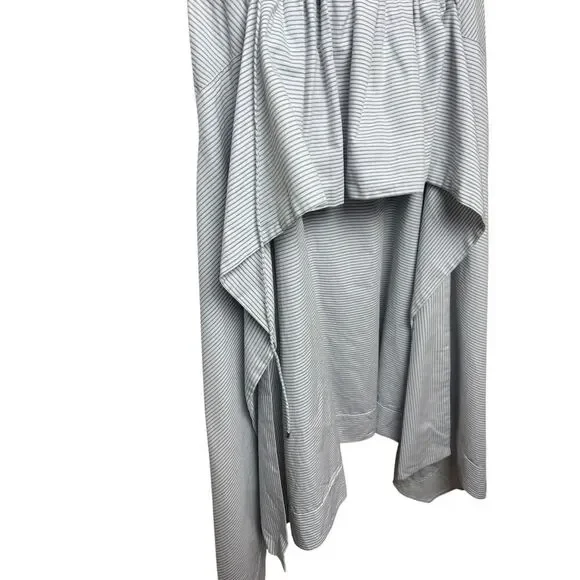 Acler Pinstripe Ruched High Lo Dress Sz. 2 US - Picture 7 of 12